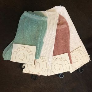 Glitter & Lace Detail Socks